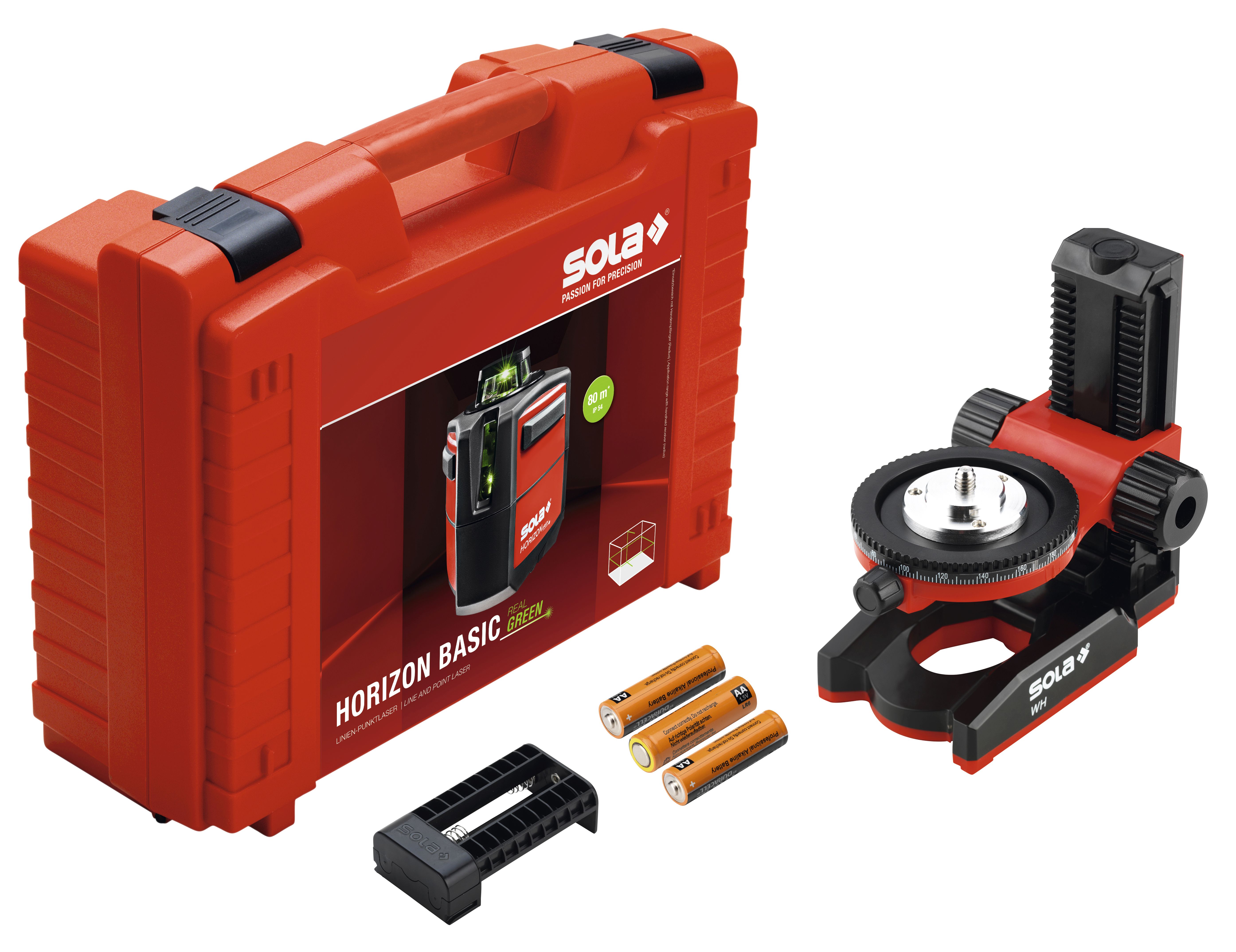 Nivel láser de líneas verdes de hasta 80 m Horizon Green Basic